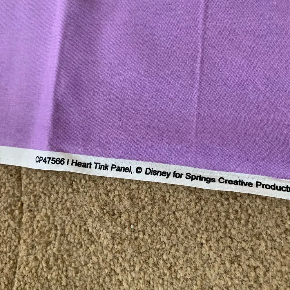 I Love Tinkerbell Quilt Pattern 36” x 22” *New*